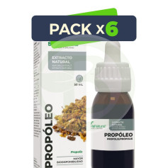 Confezione da 6 Estratto di Propoli 50ml di Soria Natural