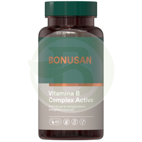 Vitamina B Complejo Activo 60 Cápsulas Bonusan