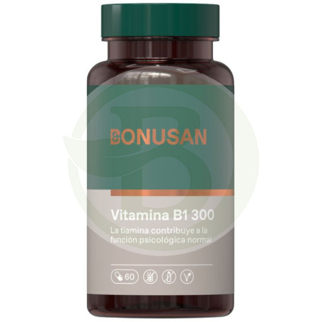 Vitamina B1 (Tiamina Hcl) 300Mg. 60 Capsule Bonusan