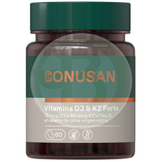 Vitamina D3 e K2 60 Perle Bonusan