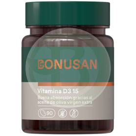 Vitamina D3 15Mcg/600UI 90 Capsule Bonusan