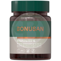 Vitamina D3 15Mcg/600UI 90 Capsule Bonusan