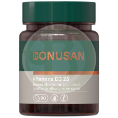 Vitamina D3 25Mcg/1000UI 90 Capsule Bonusan
