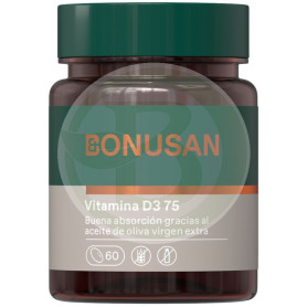Vitamina D3 75Mcg/3000UI 60 Cápsulas Bonusan
