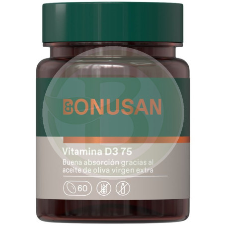 Vitamina D3 75Mcg/3000UI 60 Capsule Bonusan