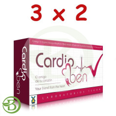 Confezione 3x2 Cardioben 60 Capsule Tegor