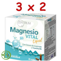 Confezione 3x2 Zentrum Magnesium Vital Liquid 20 Fiale Ynsadiet