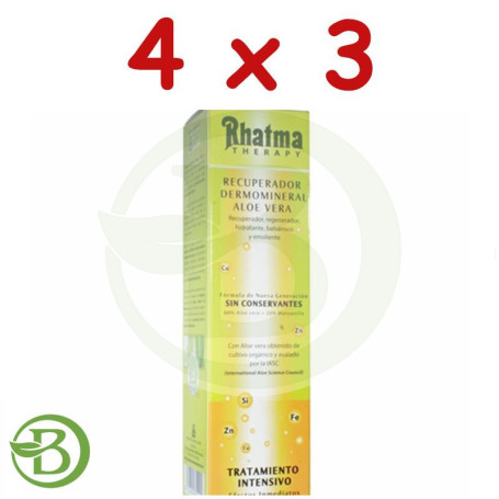 Pack 4x3 Recuperador Dermomineral 300Ml. Rhatma