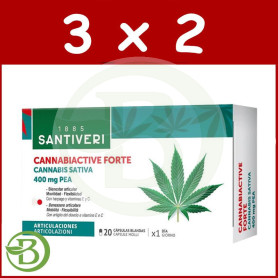 Pack 3x2 Cannabiactive Forte 20 Cápsulas Blandas Santiveri