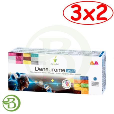 Pack 3x2 Deneurome 20 Viales Novadiet