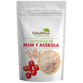MSM e Acerola Capsule 119gr Salud Viva