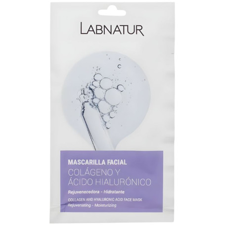 Maschera viso al collagene e acido ialuronico 15 ml Labnatur