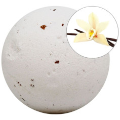 Bomba da bagno schiumogena alla vaniglia con petali 140 g Sys