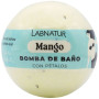 Bomba da bagno schiumogena al mango con petali 140 g Labnatur