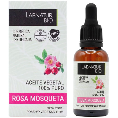 Olio vegetale di rosa canina puro al 100% 30 ml Labnatur Bio