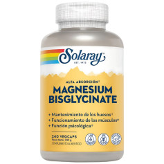 Bisglicinato di magnesio 240 capsule vegetali Solaray