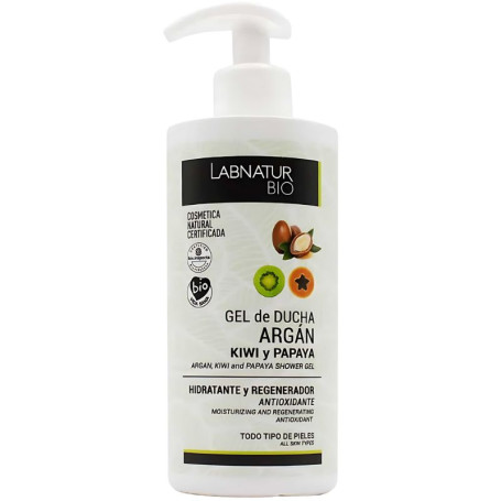 Gel Doccia Argan, Kiwi e Papaya 450ml Labnatur Bio