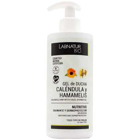 Gel doccia Calendula e Amamelide 450ml Labnatur Bio