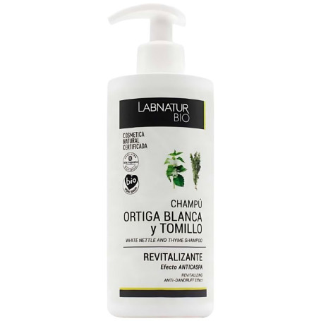 Shampoo Rivitalizzante all&#39;Ortica Bianca e Timo 450ml Labnatur Bio