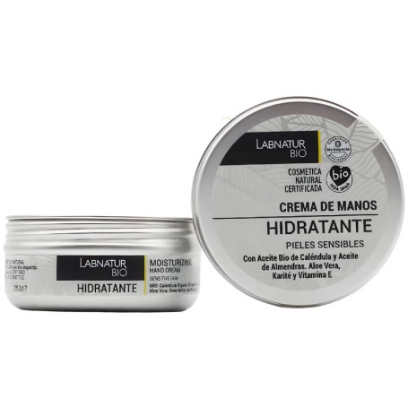 Crema mani idratante per pelli sensibili 50ml Labnatur Bio