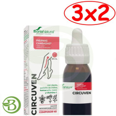 Confezione 3x2 Composor 40 Circuven 50Ml Soria Natural