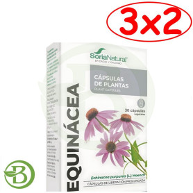 Pack 3x2 Equinácea 30 Cápsulas Soria Natural