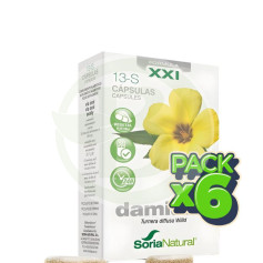 Pack 6x Damiana 30 Cápsulas Soria Natural