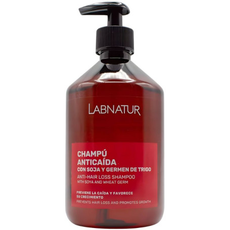 Shampoo anticaduta con soia e germe di grano 500ml Labnatur
