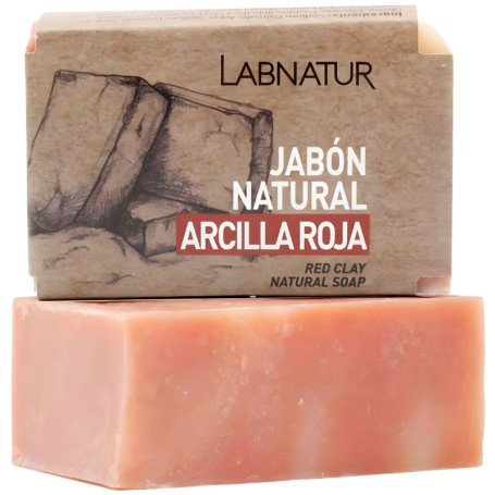 Sapone naturale all&#39;argilla rossa Labnatur 100 g