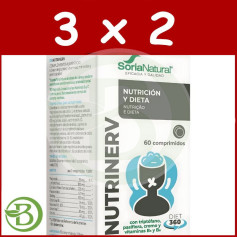 Confezione 3x2 Nutrinerv 60 Compresse Soria Natural