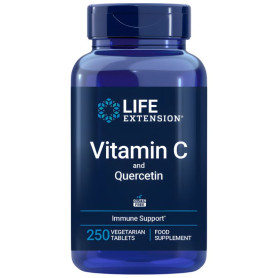 Vitamina C e Quercetina 250 Compresse Life Extension