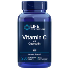 Vitamina C e Quercetina 250 Compresse Life Extension
