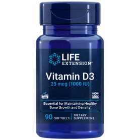 Vitamina D3 25mcg 1000Ui 90 perle Life Extension