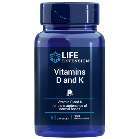 Vitamine D e K 60 capsule Life Extension