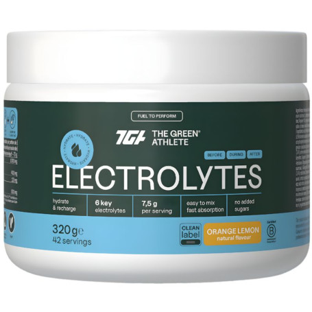 Elettroliti al gusto di arancia e limone 320 g The Green Athlete