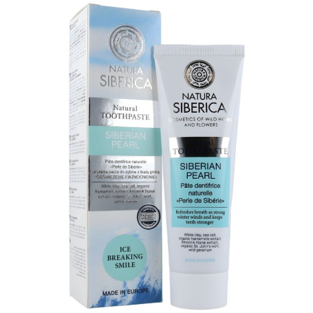 Dentifricio naturale alla perla siberiana 100g Natura Siberica