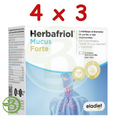 Confezione 4x3 Herbafriol Mucus Forte 12 Bustine Eladiet