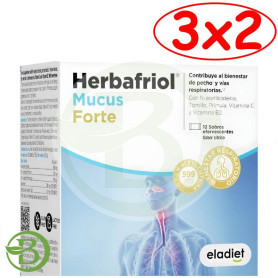 Pack 3x2 Herbafriol Mucus Forte 12 Sobres Eladiet