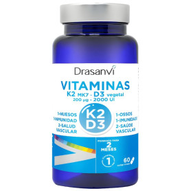 Vitamina K2+D3 60 Compresse Drasanvi