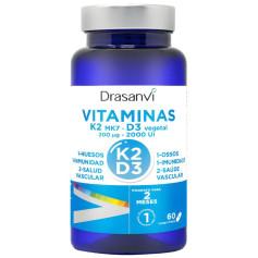 Vitamina K2+D3 60 Compresse Drasanvi