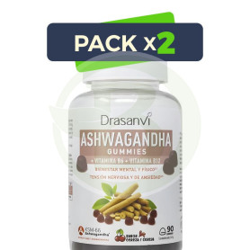 Pack 2x Ashwagandha Ksm-66 90 Gominolas Drasanvi