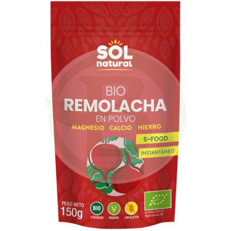 Remolacha Roja en Polvo Bio 150Gr. Sol Natural