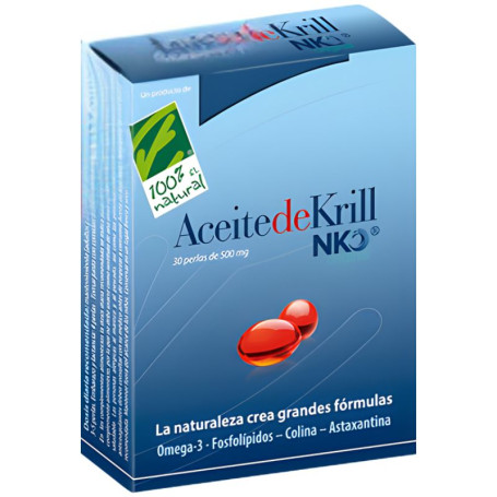 Olio di Krill Nko 500 mg 30 perle 100% naturale