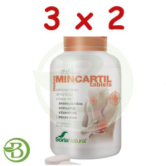 Pack 3x2 Mincartil Reforzado 180 Tabletas Soria Natural
