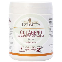 Colágeno con Magnesio Fresa 350Gr. Ana M. Lajusticia