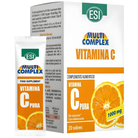Vitamina C in polvere 1000 mg 20 bustine Esi