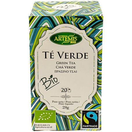 Tè verde biologico 20 filtri Artemis