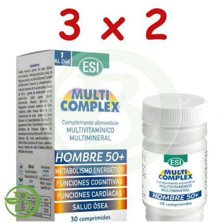 Pack 3x2 Multicomplex Hombre 50+ 30 Comprimidos Esi