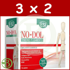 Pack 3x2 Nodol Tendones y Ligamentos 14 Sobres Esi