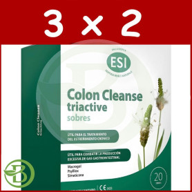 Pack 3x2 Colon Cleanse Triactive 20 Sobres Esi